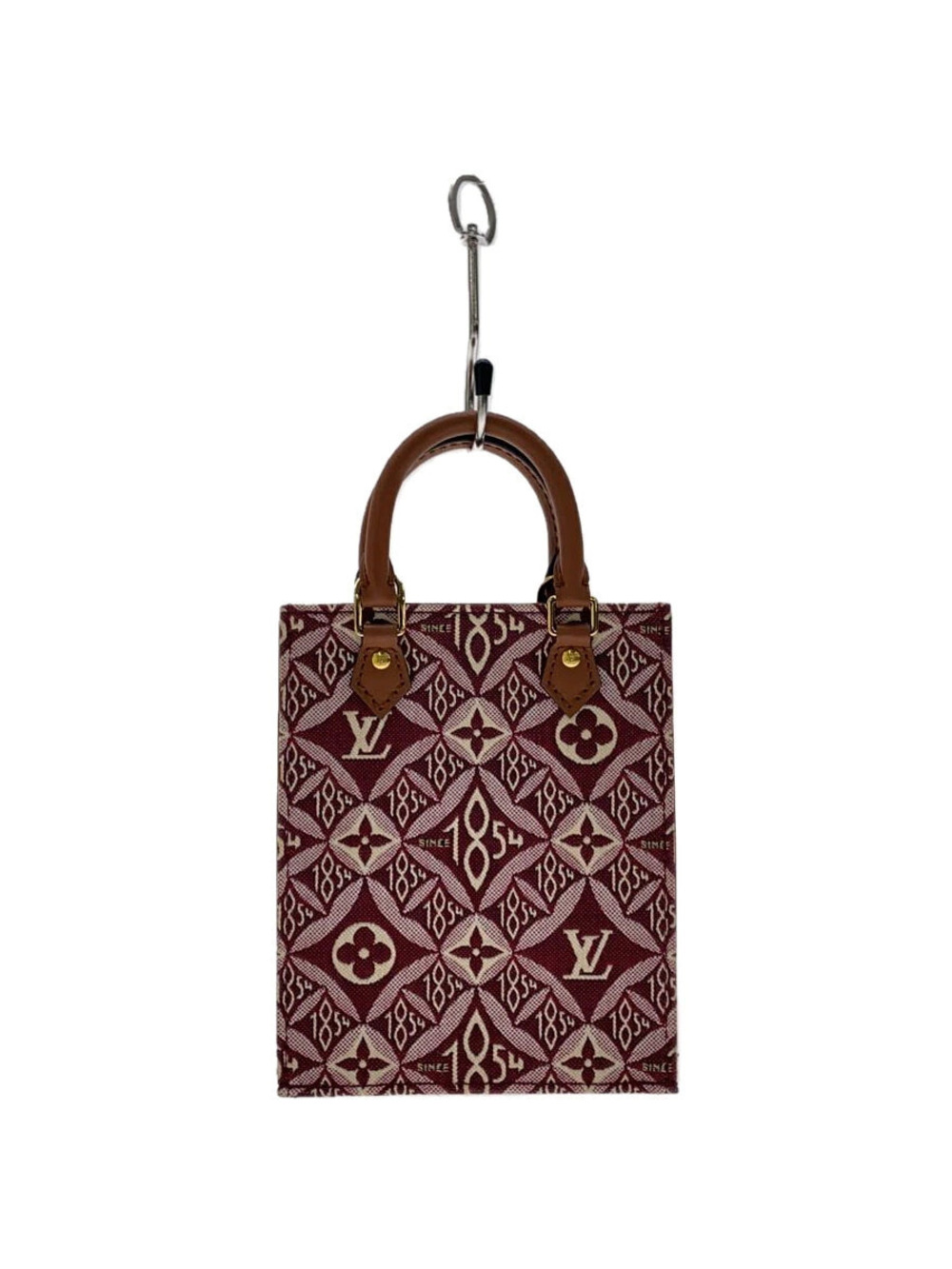 LOUIS VUITTON Sac Plat Monogram Jacquard Brown All over